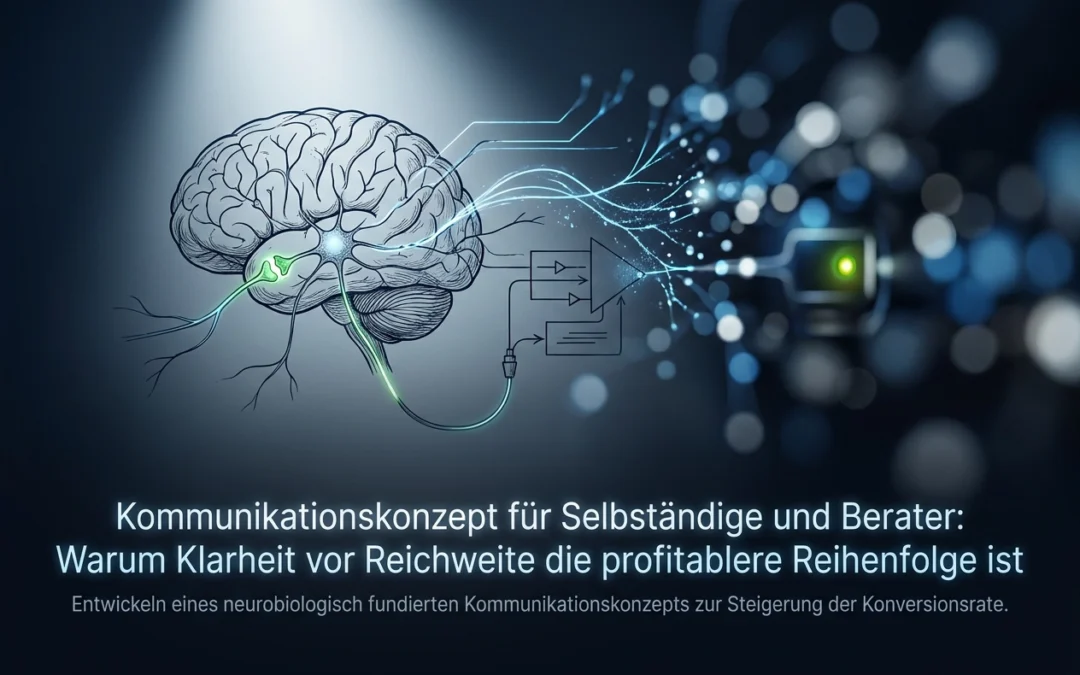 Kommunikationskonzept für Selbständige und Berater: Warum Klarheit vor Reichweite die profitablere Reihenfolge ist
