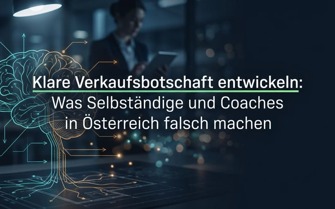 Klare Verkaufsbotschaft entwickeln: Was Selbständige und Coaches in Österreich falsch machen